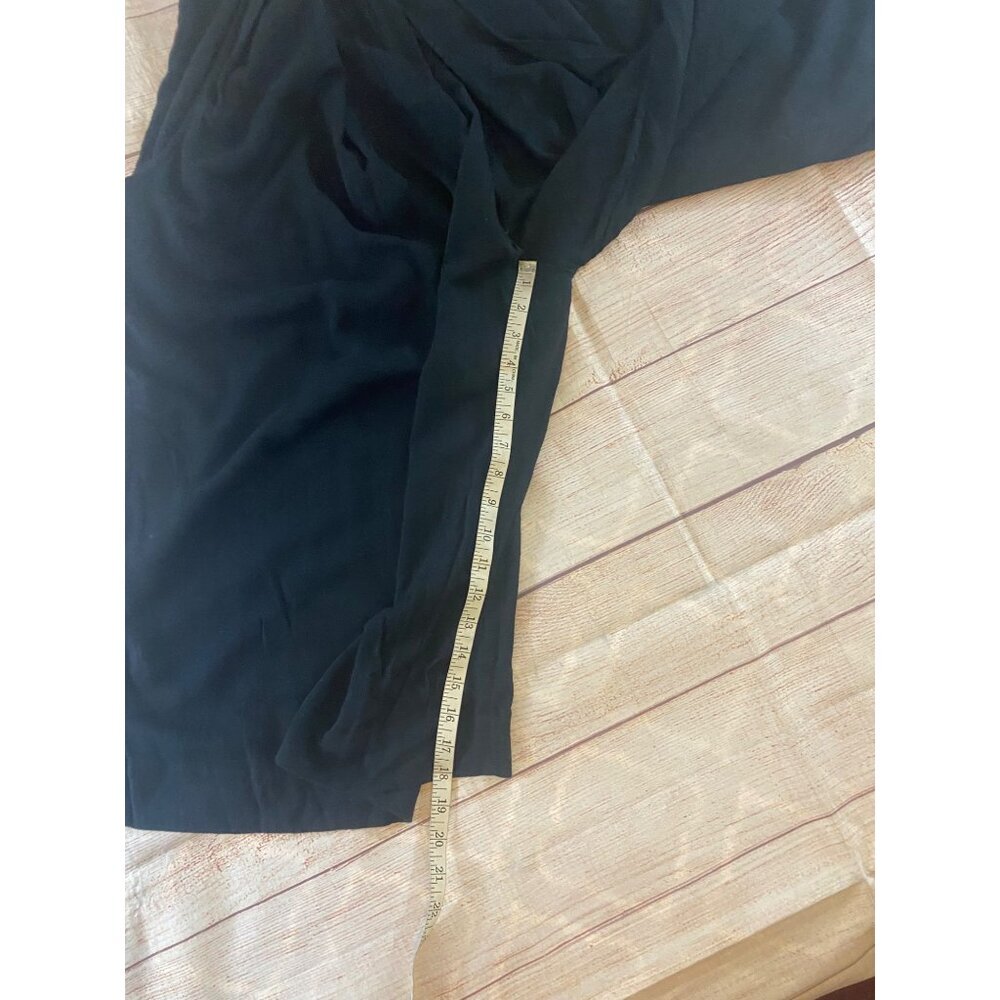 Free People Foreigner Culotte Pants Black Wrap Wide Leg Cropped Flowy - XS - Picture 13 of 14